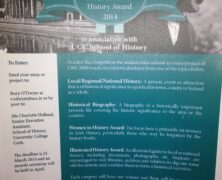 Mercier Press History Award 2014 in association with UCC School of History